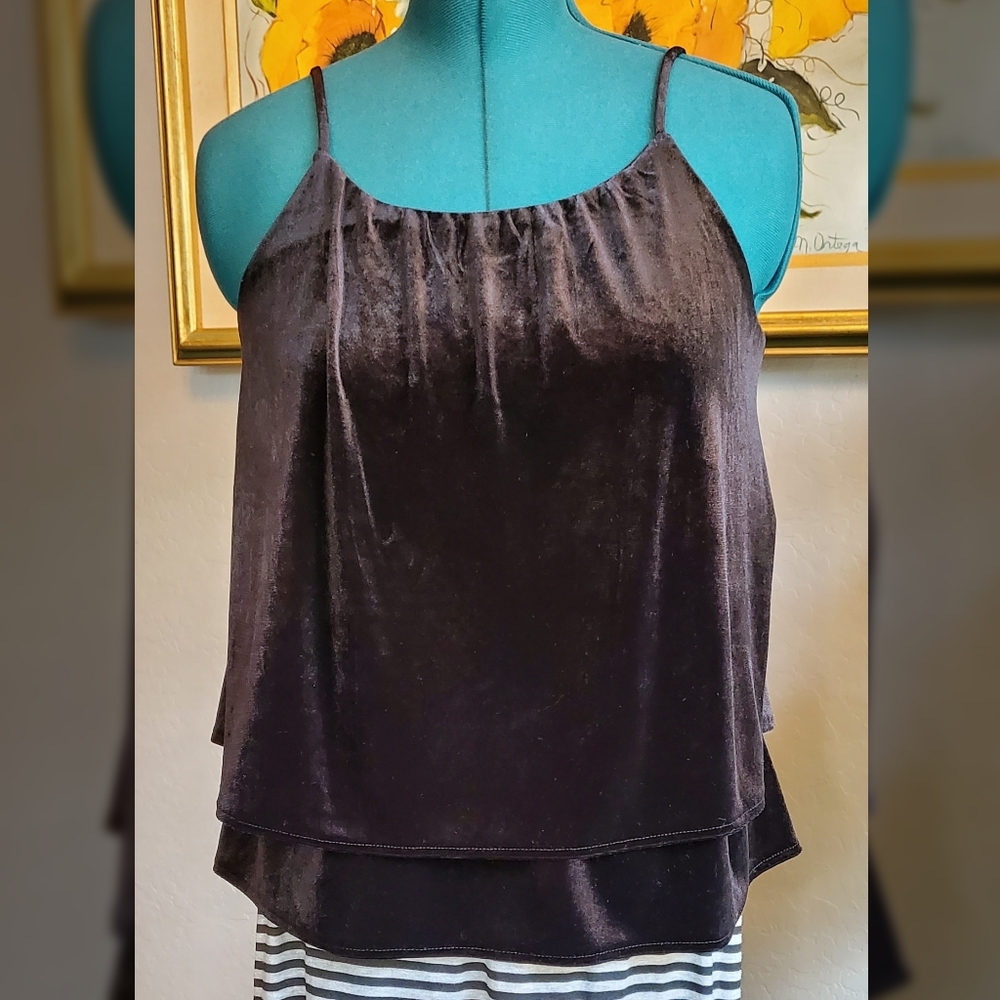 Velvet tank top